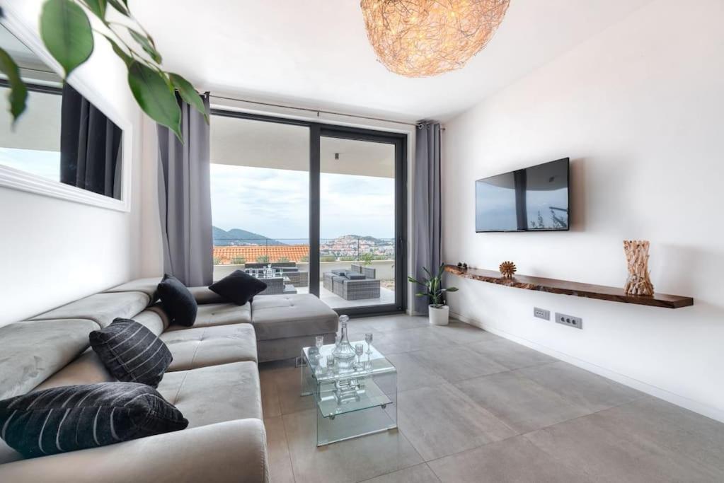 Walking Distance Old Town 120M2,Garden,View,Garage Apartment Dubrovnik Exterior photo